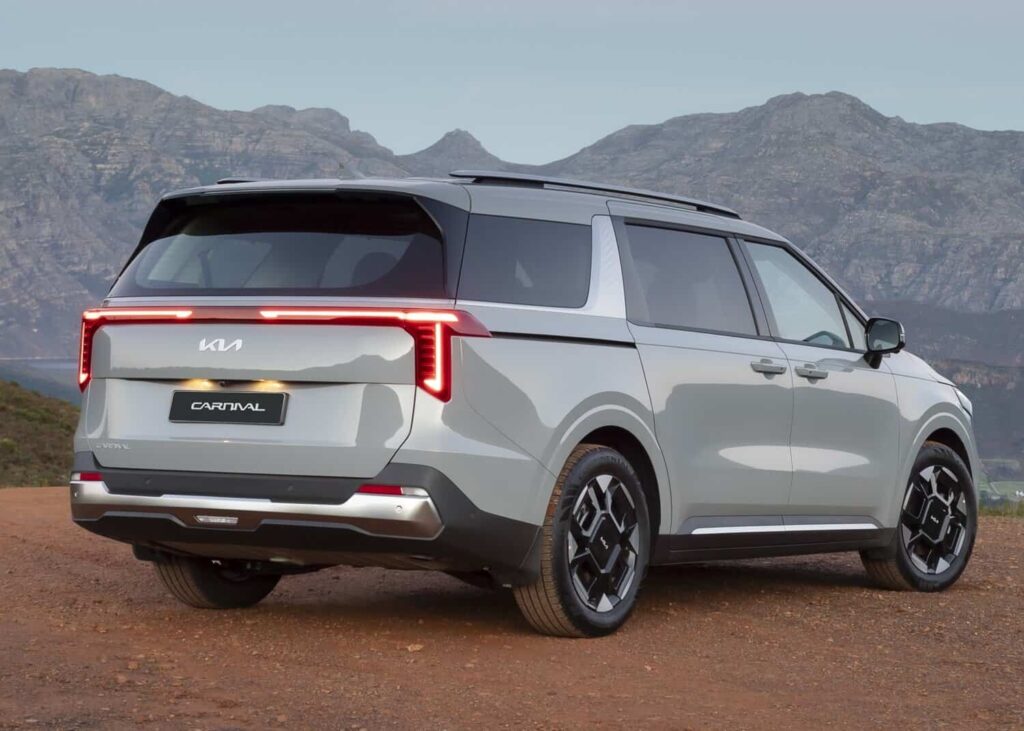 Rear facia has received a similar massive redesign to the front. Image: Kia