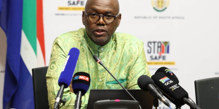 Presidency spokesperson Vincent Magwenya during a media briefing
