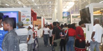 Exhibitors and visitors engage at the previous edition of the Eswatini International Trade Fair