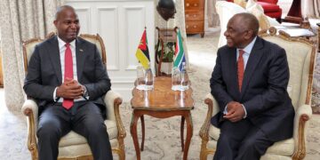 President Cyril Ramaphosa receives Mozambican President Daniel Chapo at his official residence, Genadendal, in Cape Town on Tuesday, 4 March 2025.