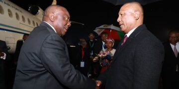 President Cyril Ramaphosa arrives in Antananarivo ahead of the SADC 45th Ordinary Summit.