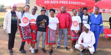 New student teachers attend a health education session during orientation at Ngwane Teacher Training College.