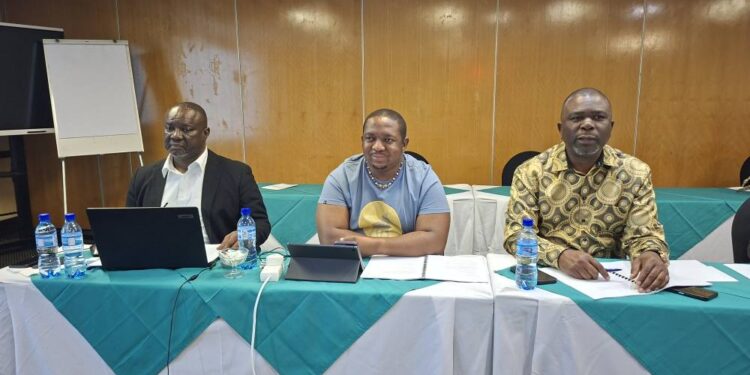 Minister of Labour and Social Security Phila Buthelezi, alongside Principal Secretary Makhosini Mndawe, presents the Employment Bill No. 12 of 2024 to the Parliamentary Portfolio Committee