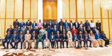 Representatives from U.S. Africa Command, INTERPOL, and regional partners gather during a multinational security roundtable held in Tanzania.