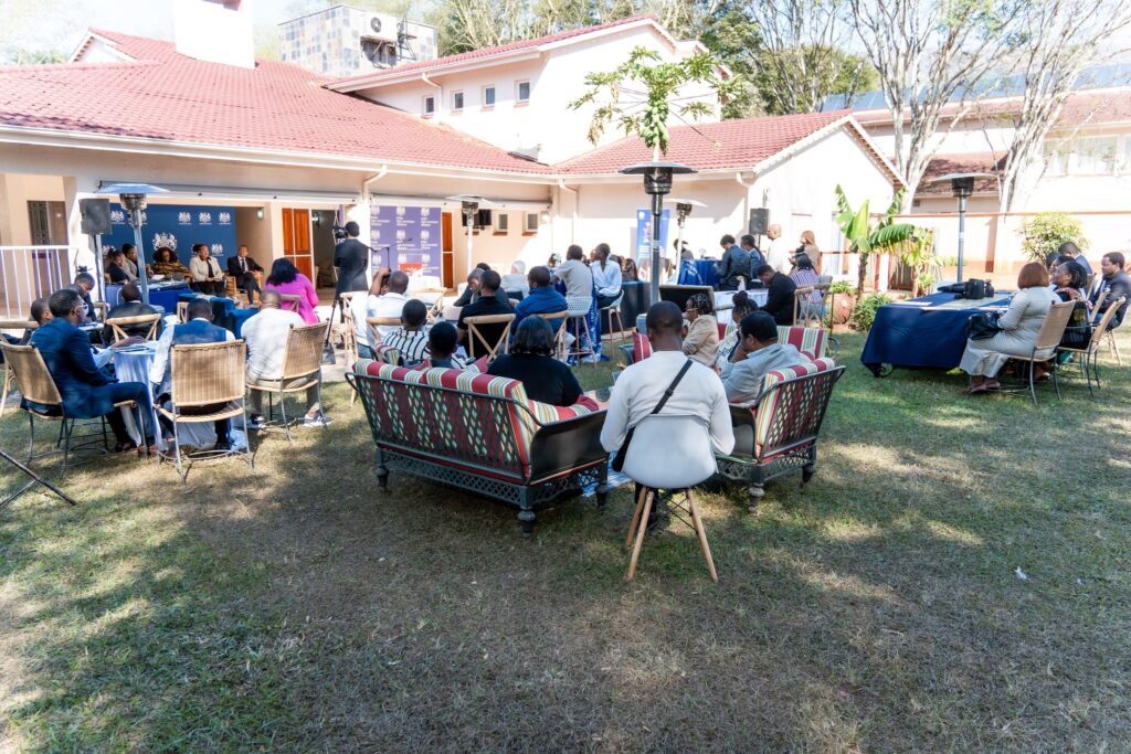 Members of the Chevening Alumni Eswatini Association during the official launch of their flagship youth mentorship programme in Mbabane.