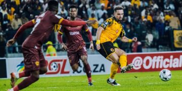 Kaizer Chiefs player in action during their 2-0 win over Stellenbosch FC