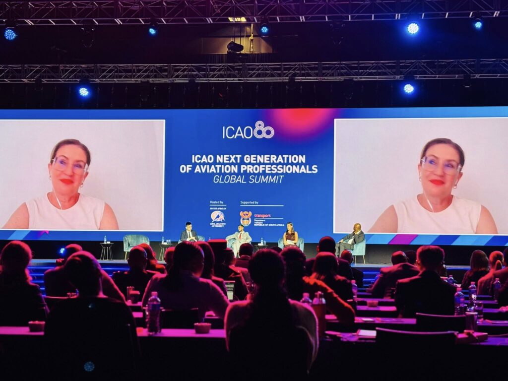 Panelists engage in discussions on shaping the future of the global aviation workforce at the ICAO Global Summit in Durban.