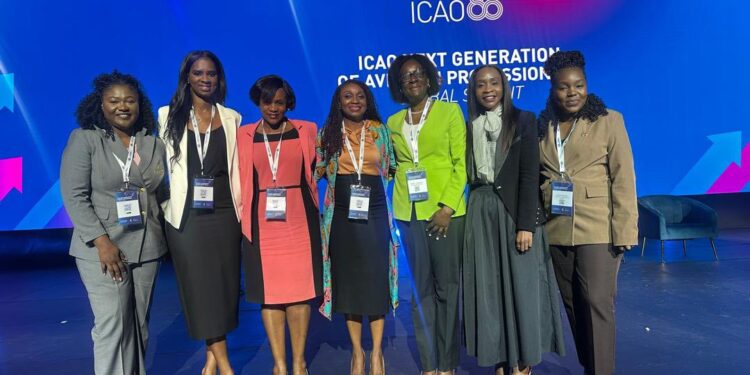 ESWACAA officials at the ICAO Global Summit in Durban, representing Eswatini’s aviation sector.
