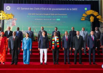 SADC leaders at the 45th Ordinary Summit in Antananarivo, Madagascar, convening to discuss regional development, trade, and cooperation.