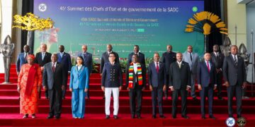 SADC leaders at the 45th Ordinary Summit in Antananarivo, Madagascar, convening to discuss regional development, trade, and cooperation.