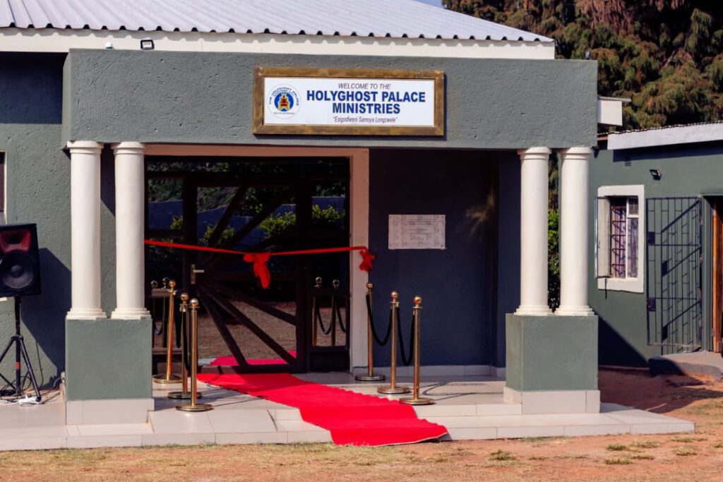 Holyghost Palace Ministries International headquarters in Mbikwakhe, officially opened yesterday.
