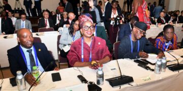 AU Commissioner Bankole Adeoye addresses TICAD 9 in Yokohama, Japan, outlining African-led strategies for peace and conflict resolution.