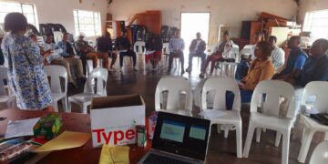 Mayiwane Inkhundla youth during the training. | Pic supplied