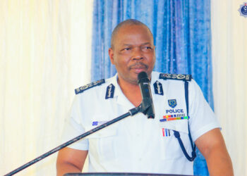 National Commissioner Manoma Vusie Masango joins officers in thanksgiving prayer after Police Day celebrations