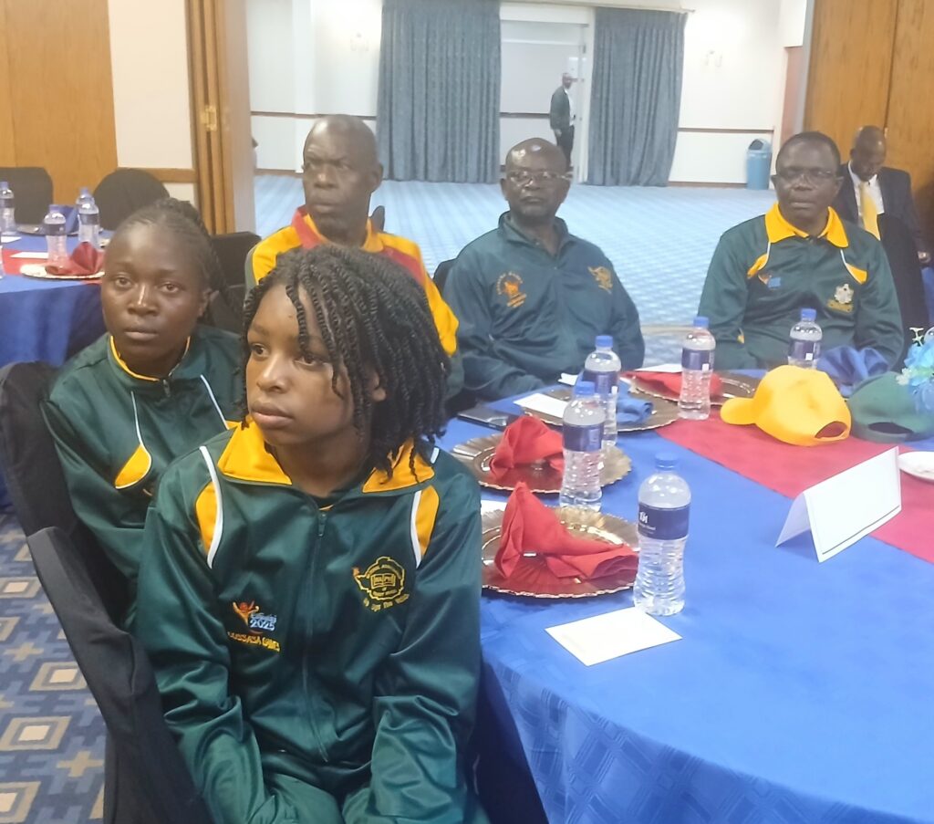 Participants from Southern African countries during the welcome dinner ahead of the COSSASA games, fostering friendship and sportsmanship