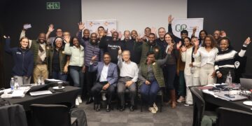 Teamwork in action: participants celebrate the completion of Digital Kaizen Training, Photo: JICA South Africa