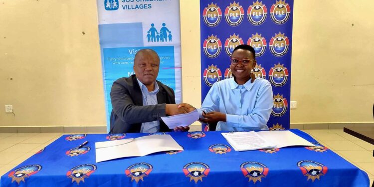 PLE and SOS Children’s Villages Eswatini seal a partnership to empower children through sport.