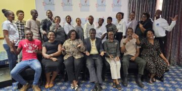 ETA team at Day Visitor Survey training in Manzini