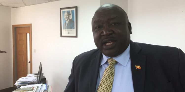 Ugandan Minister of State for Foreign Affairs Okello Oryem poses in his office in Kampala, Uganda, February 2, 2017. REUTERS/Ed Cropley/File Photo