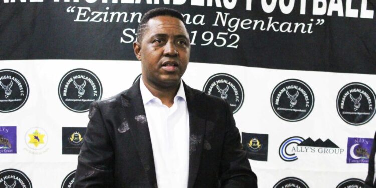 Mbabane Highlanders’ Managing Director Chief Ally Kgomongwe.
