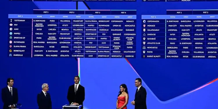 UEFA Champions League draw in Monaco