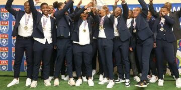 The Young Buffaloes Ladies squad