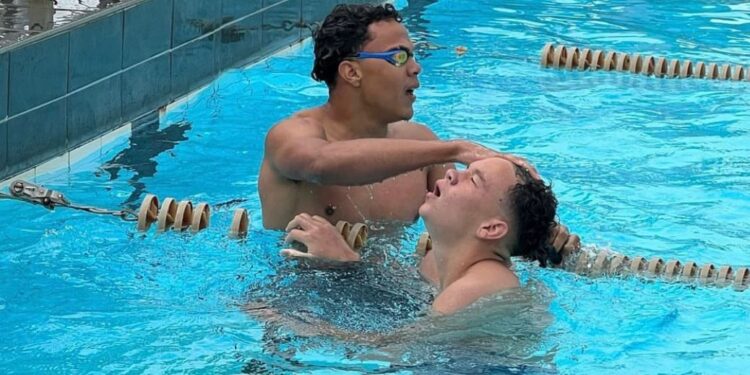 A picture of swimmers.