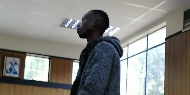 Machawe Dlamini of Zabeni appeared at the Mbabane Magistrates Court on Monday. | Pic: Sithembiso Sihlongonyane