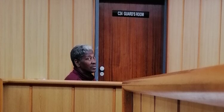 Simon Ndzingane appeared at the Mbabane Magistrates Court on Tuesday. | Pic: Sithembiso Sihlongonyane