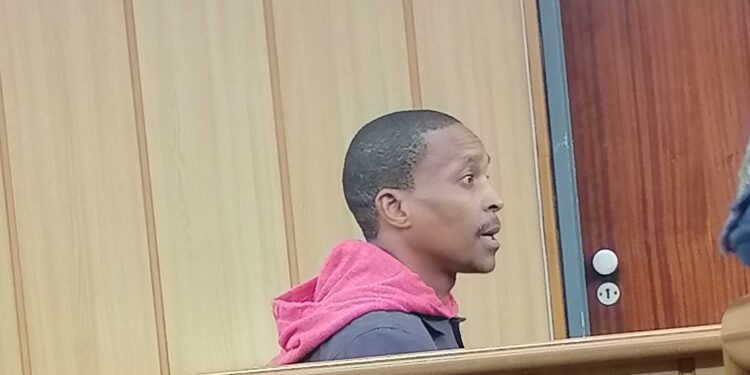 Mtsetseleli Mjomane Shongwe appeared at the Mbabane Magistrates Court on Tuesday. | Pic, Sithembiso Sihlongonyane
