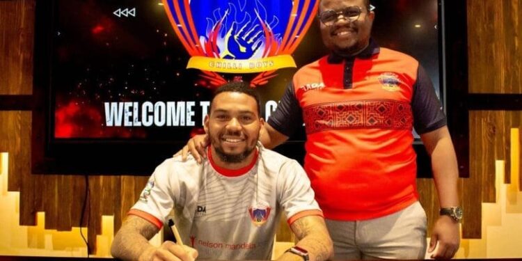 Justice Figareido unveiled by Chippa United Photo: Chippa United
