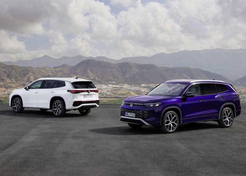 Volkswagen Tayron will make its public debut three days after its official market premiere next week. Image: Volkswagen