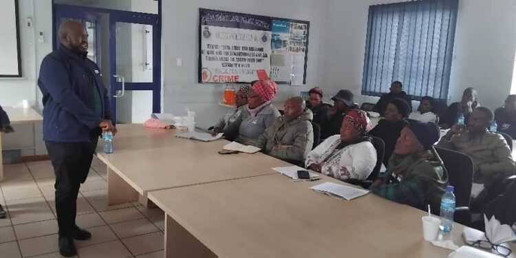 Community members and stakeholders collaborate during the EWADE-led workshop in Hluti to develop a Chiefdom Development Plan for Hhohho Emuva.