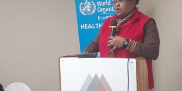 Xolisile Dlamini making remarks. | Pics: Nkosingiphile Myeni