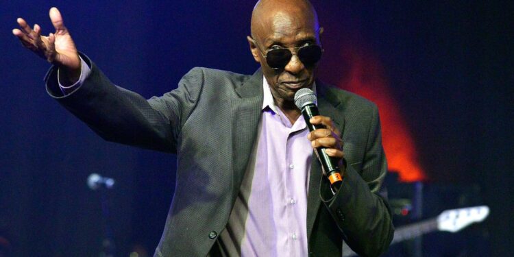 Blind singer and activist Babsy Mlangeni during the Siyabakhumbula Awards at Sandton Convention Centre. Image: Bongiwe Mchunu