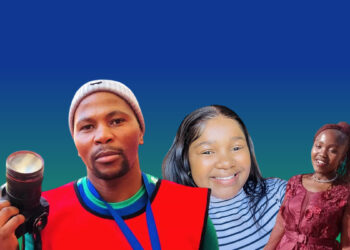 Lesotho’s pride: Ntsoaki Kholumo, Thabo Harry Rakhomo and Boitumelo Khotlele