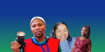 Lesotho’s pride: Ntsoaki Kholumo, Thabo Harry Rakhomo and Boitumelo Khotlele