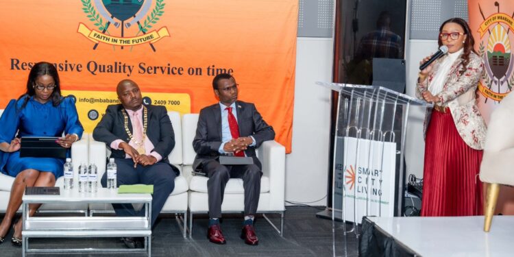 Gciniwe Fakudze, Chief Executive Officer of the Municipal Council of Mbabane, during the city’s first Smart City Masterclass.