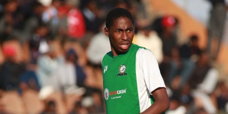 Muhle Siyaya spotted training with Manzini Wanderers. | Courtesy pic