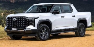 Terron 9 will debut at the end of August as LDV’s new flagship bakkie in South Africa. Image: LDV Australia