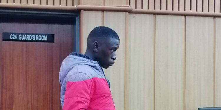 Siphamandla Mkhabela appears before court after being convicted of sexually assaulting a seven-year-old girl.