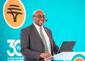 FNB Eswatini Chief Executive Officer Thokozani "TK" Dlamini making his remarks. | Pic, Khulekile Mhlanga
