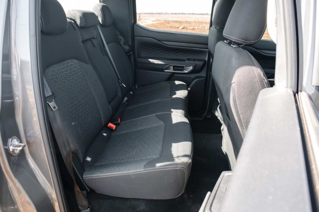 Ford Ranger XLT Space is in the back of the Ranger is more than sufficient for a double cab. Image: Rynhardt Steenkamp