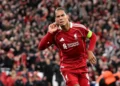 Virgil van Dijk added his name to the ever-growing list of Liverpool players to score a late goal this season