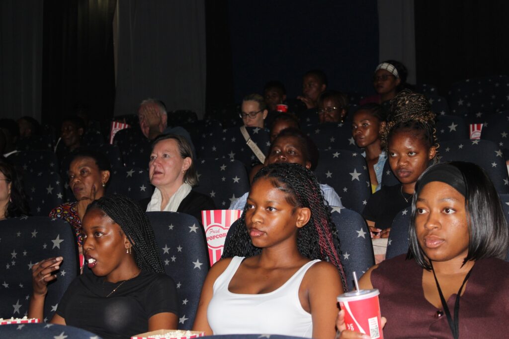Audience members enjoy the opening screening of the European Film Festival at Movie Zone in Ezulwini.