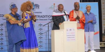 Some of the traditional leaders captured during deliberations at the African Traditional Leaders Conference 2025 at Esibayeni Lodge.
