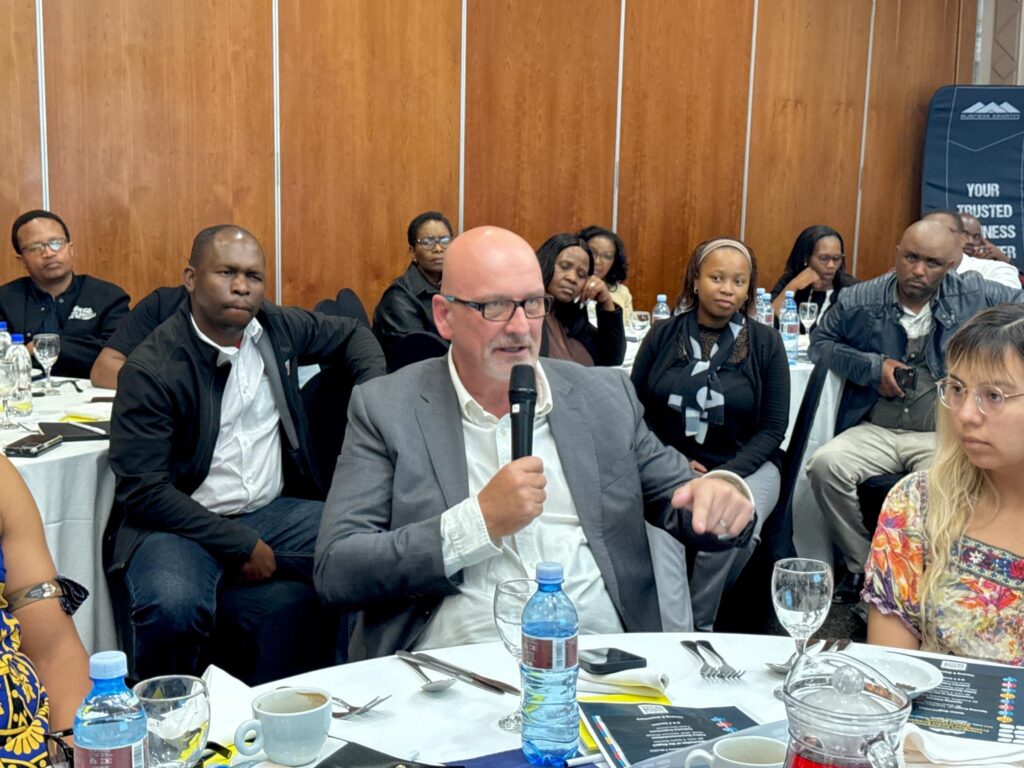 An industry stakeholder comments on the potential impact of Section 129 of the Employment Bill during the launch of Business Eswatini’s report in Ezulwini.