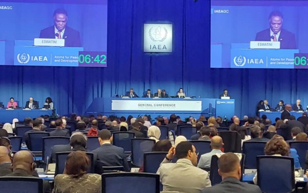Prince Lonkhokhela at IAEA conference in Vienna representing Eswatini’s energy and nuclear initiatives
