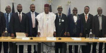 Prince Lonkhokhela joins Nigeria’s Vice President, Dr. Oladele Henry Alake, and other African ministers and stakeholders at the 2nd Africa Mineral Strategy Group Roundtable, discussing strategies to harness the continent’s mineral wealth.