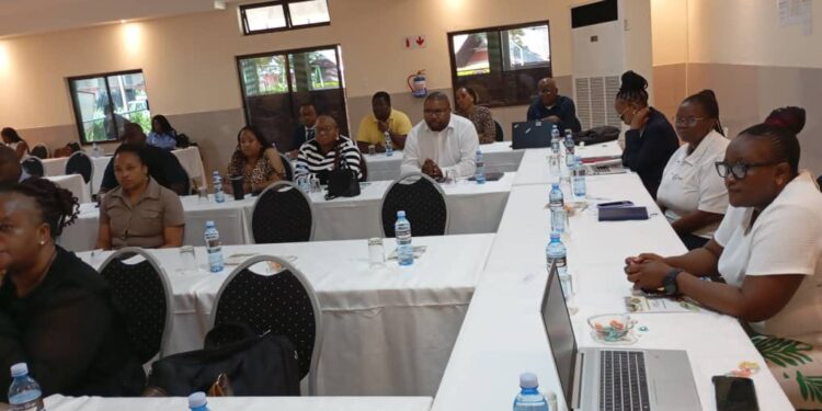 Delegates attending the World Customs Organisation advanced training on Rules of Origin